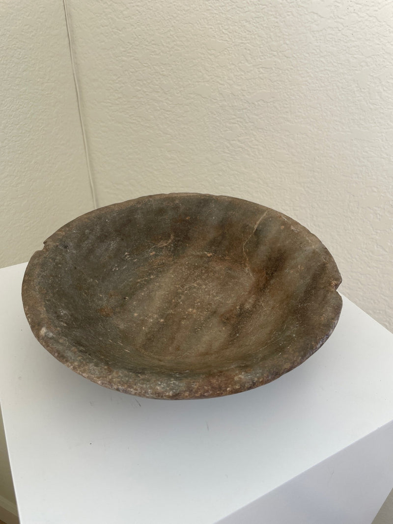 Round Marble Bowl - IDYLL MANOR