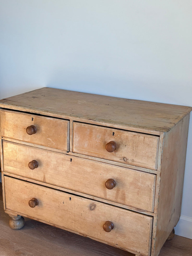 Antique Pine Dresser | Chest of Drawers - IDYLL MANOR