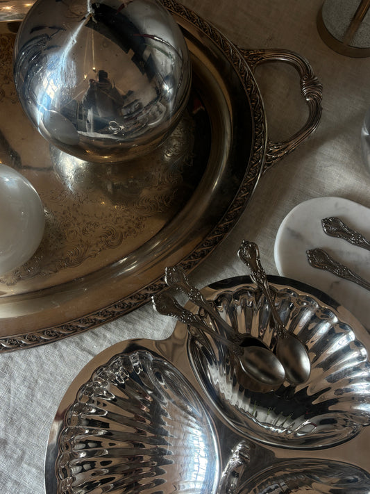 Silver Snack Tray