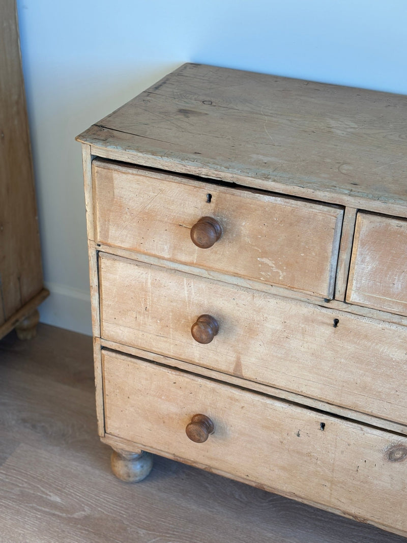 Antique Pine Dresser | Chest of Drawers - IDYLL MANOR