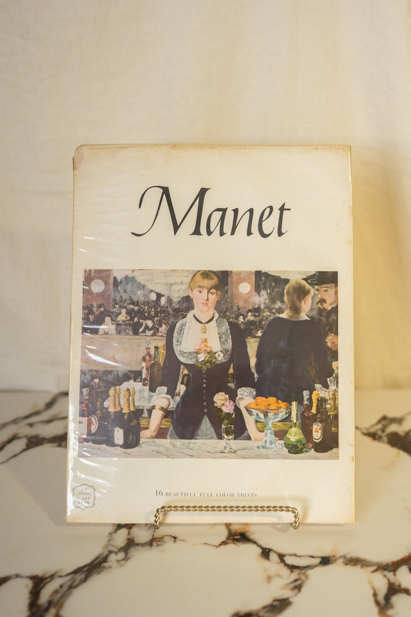 Large Vintage Art Print Coffee Table Book | Manet - IDYLL MANOR