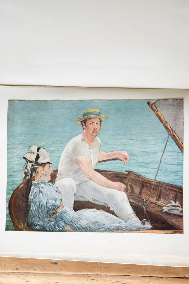Large Vintage Art Print Coffee Table Book | Manet - IDYLL MANOR
