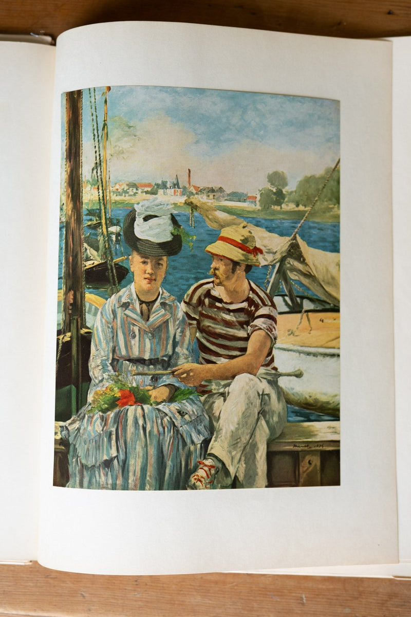 Large Vintage Art Print Coffee Table Book | Manet - IDYLL MANOR
