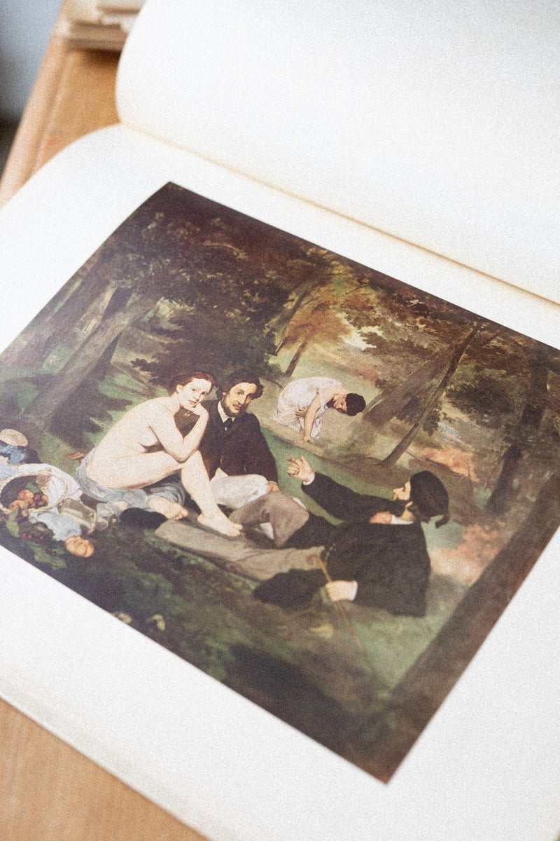 Large Vintage Art Print Coffee Table Book | Manet - IDYLL MANOR