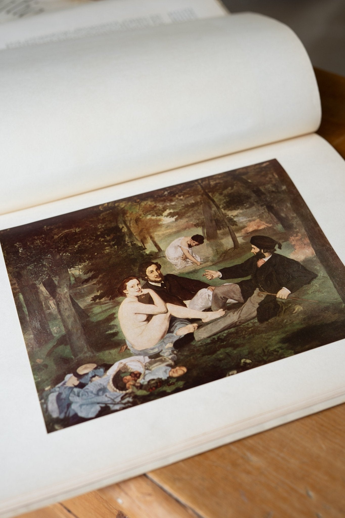 Large Vintage Art Print Coffee Table Book | Manet - IDYLL MANOR