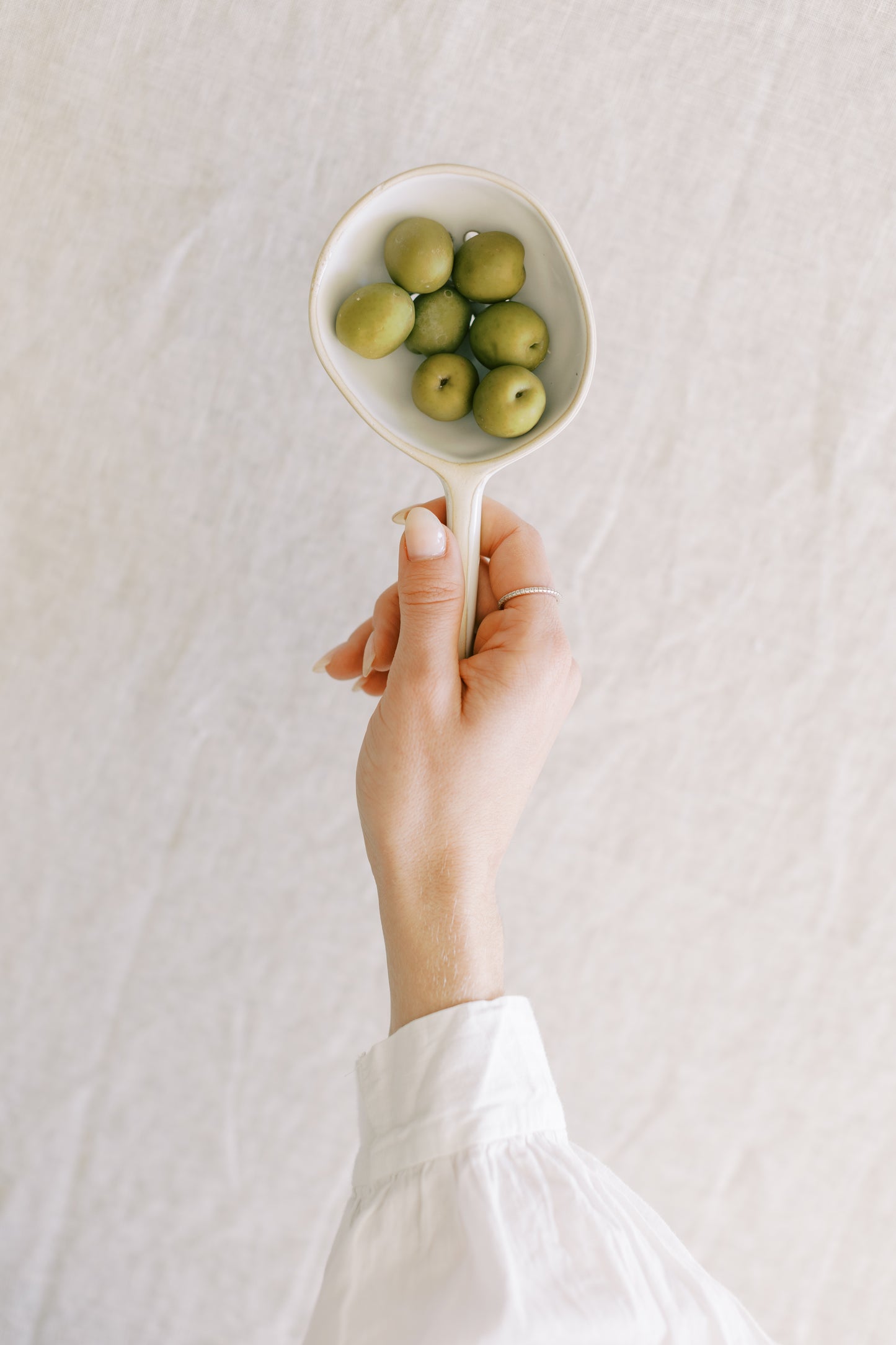 Ceramic Strainer Spoon