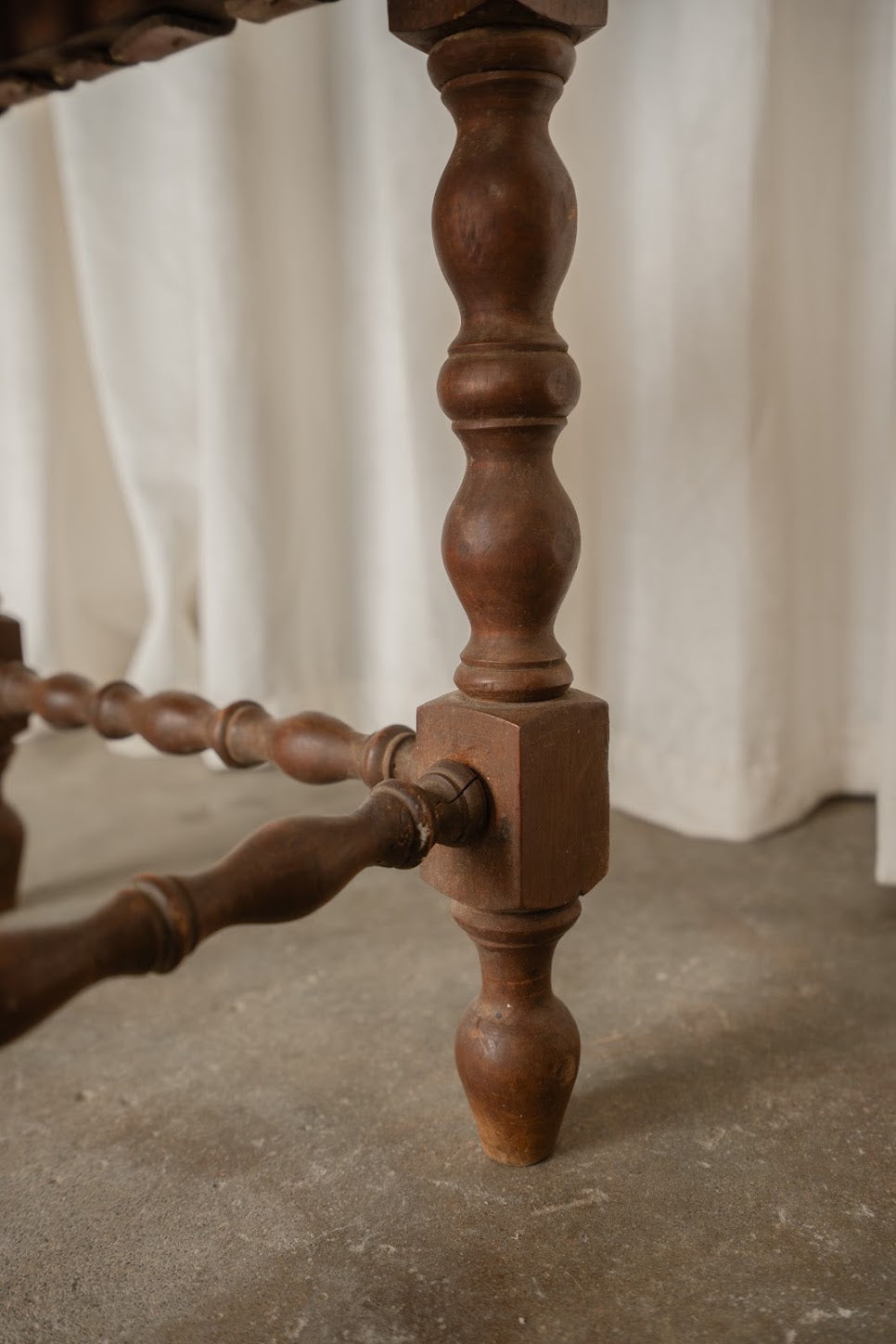 Set of Four Spanish Leather Chairs
