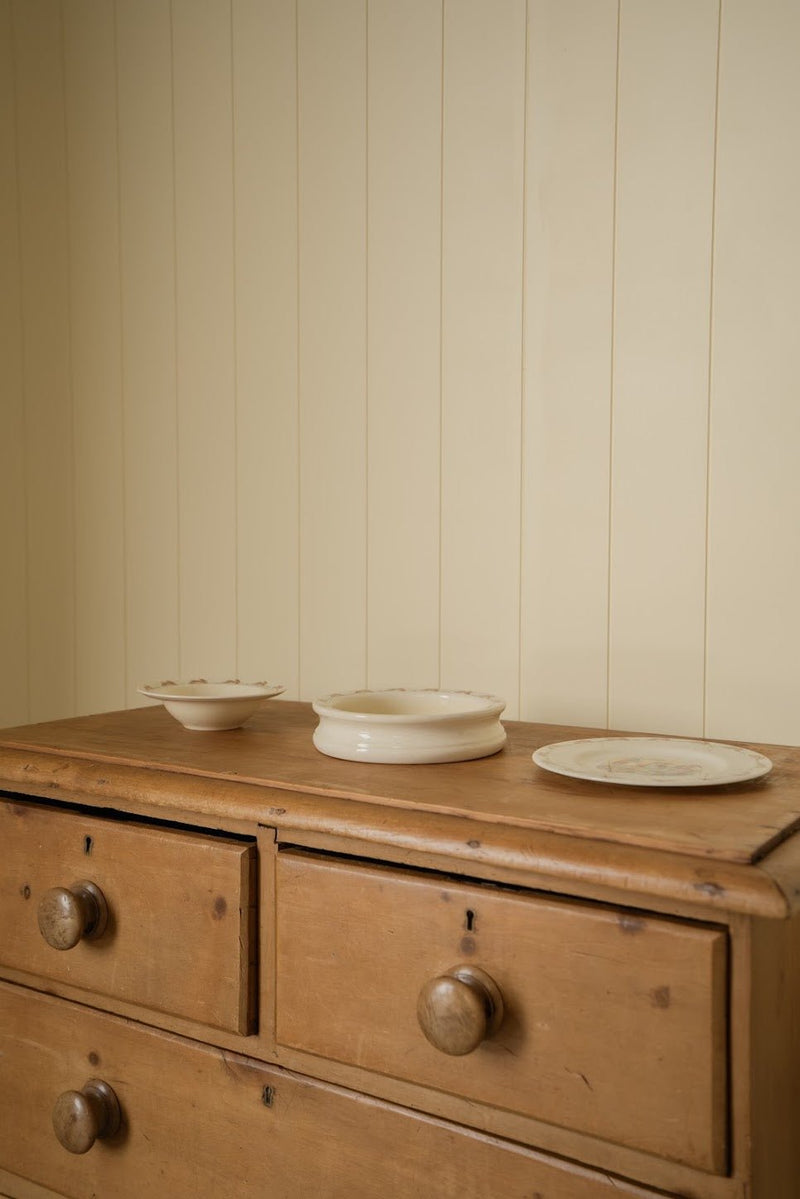 Antique 2-over-2 Chest of Drawers Scalloped Bottom - IDYLL MANOR