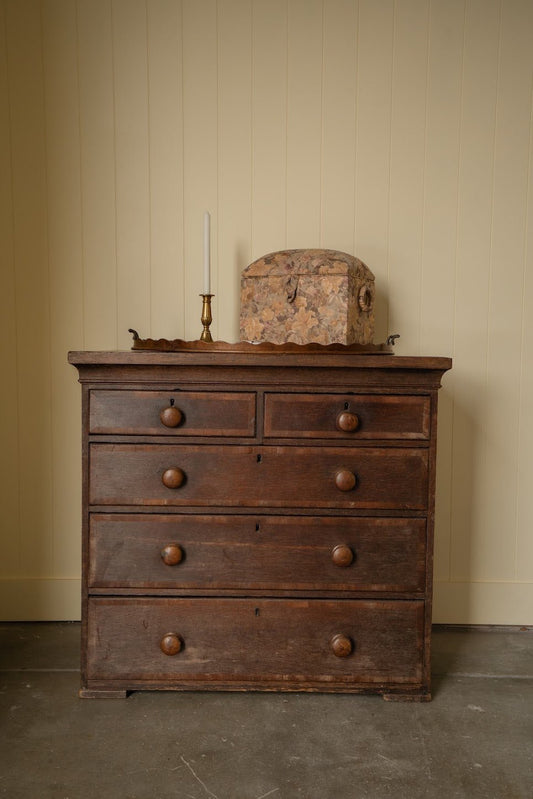 Antique 2-over-3 Chest of Drawers - IDYLL MANOR