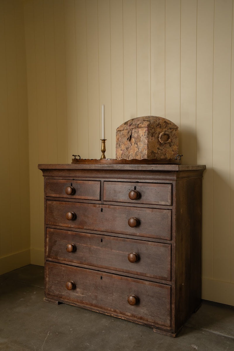 Antique 2-over-3 Chest of Drawers