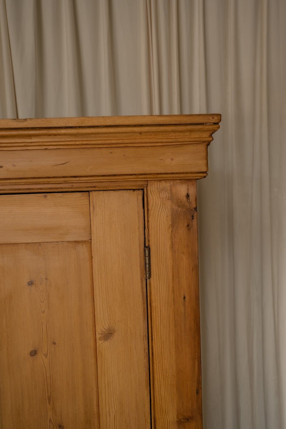 Large Antique Pine Larder Cupboard