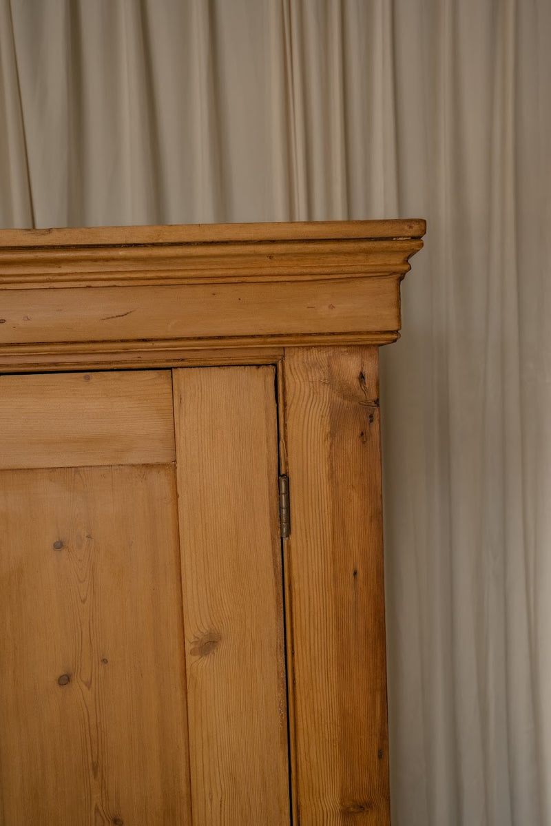 Large Antique Pine Larder Cupboard