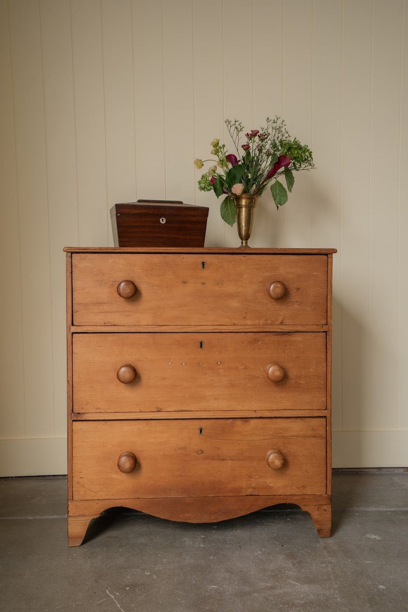 Vintage Three-Drawer Teddy Chest - IDYLL MANOR