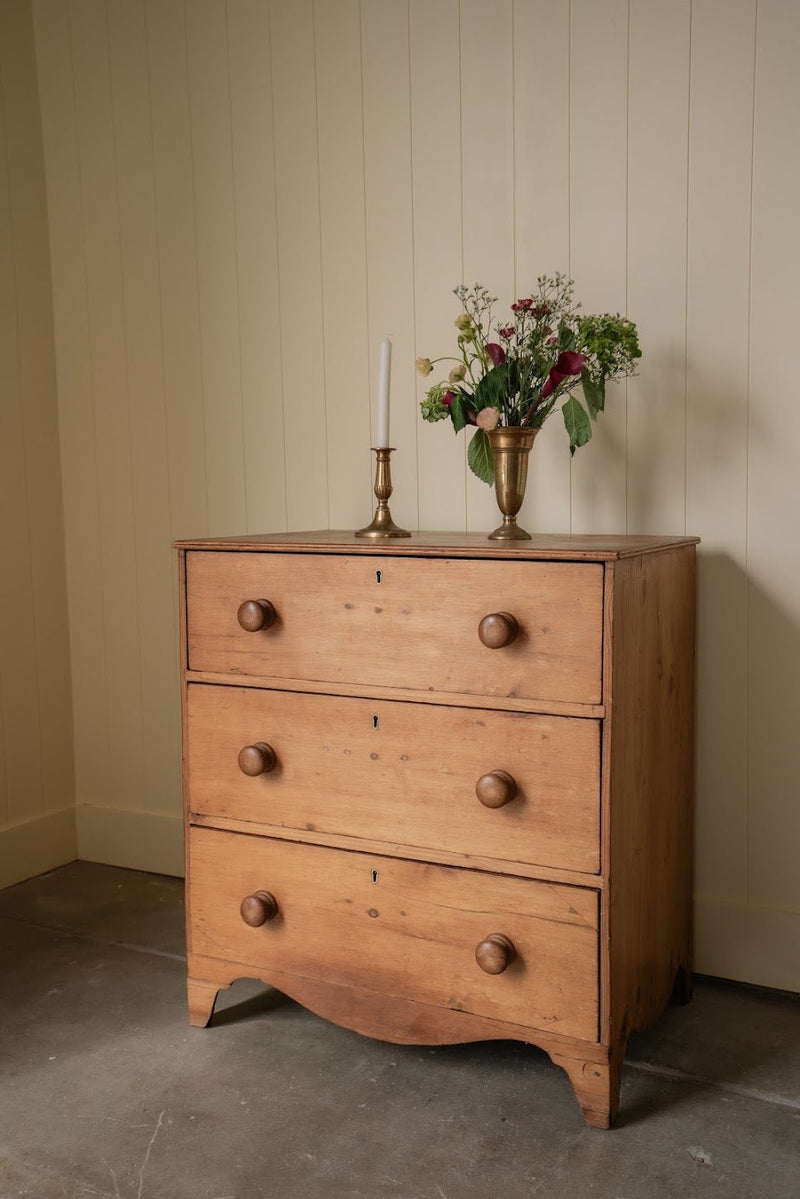 Vintage Three-Drawer Teddy Chest - IDYLL MANOR