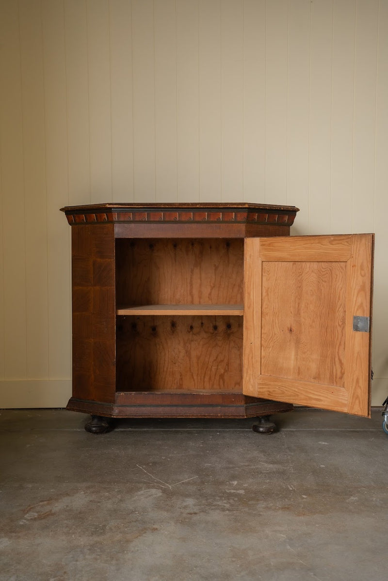 Antique Swedish Hand-Painted Cabinet