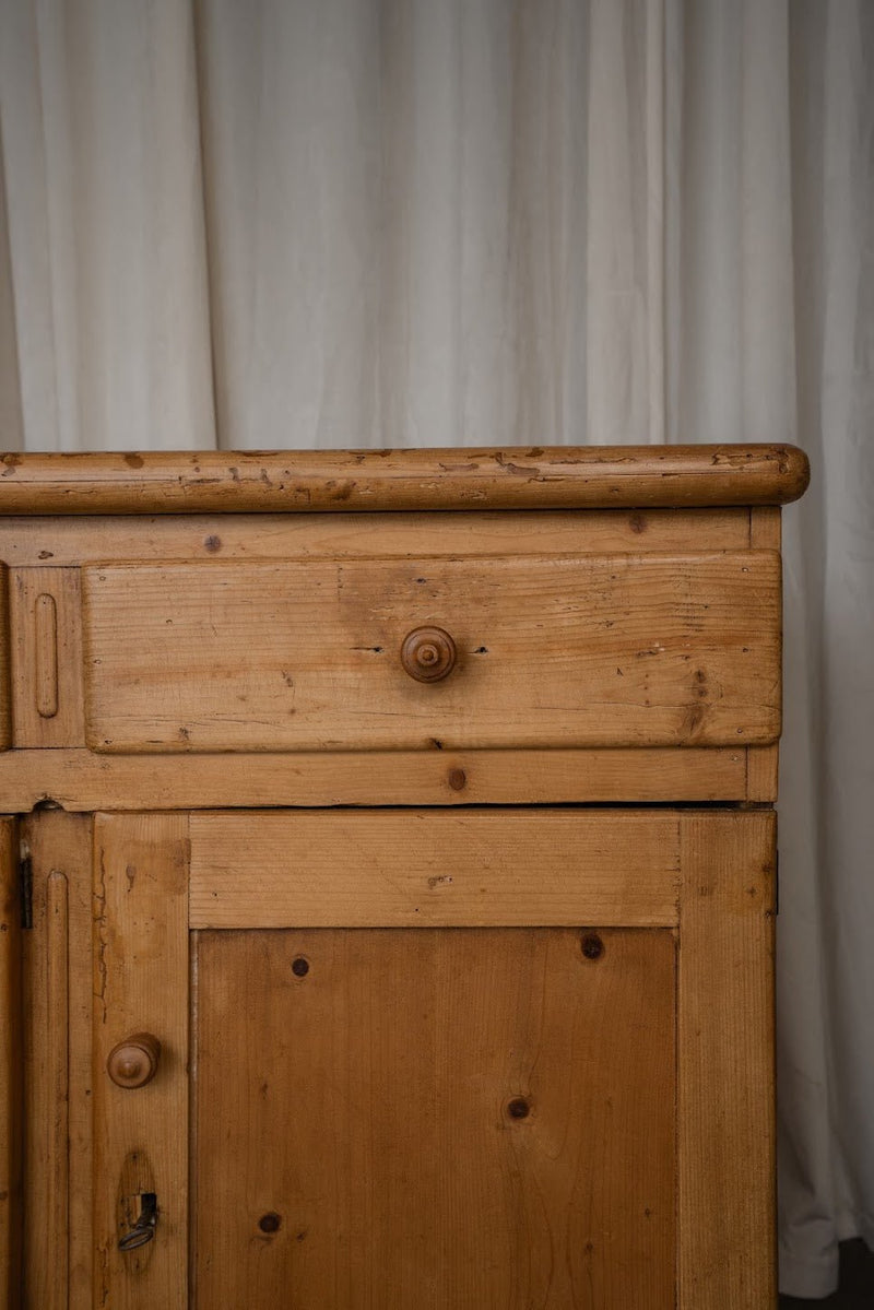 Antique Three-Drawer Three Door Sideboard - IDYLL MANOR