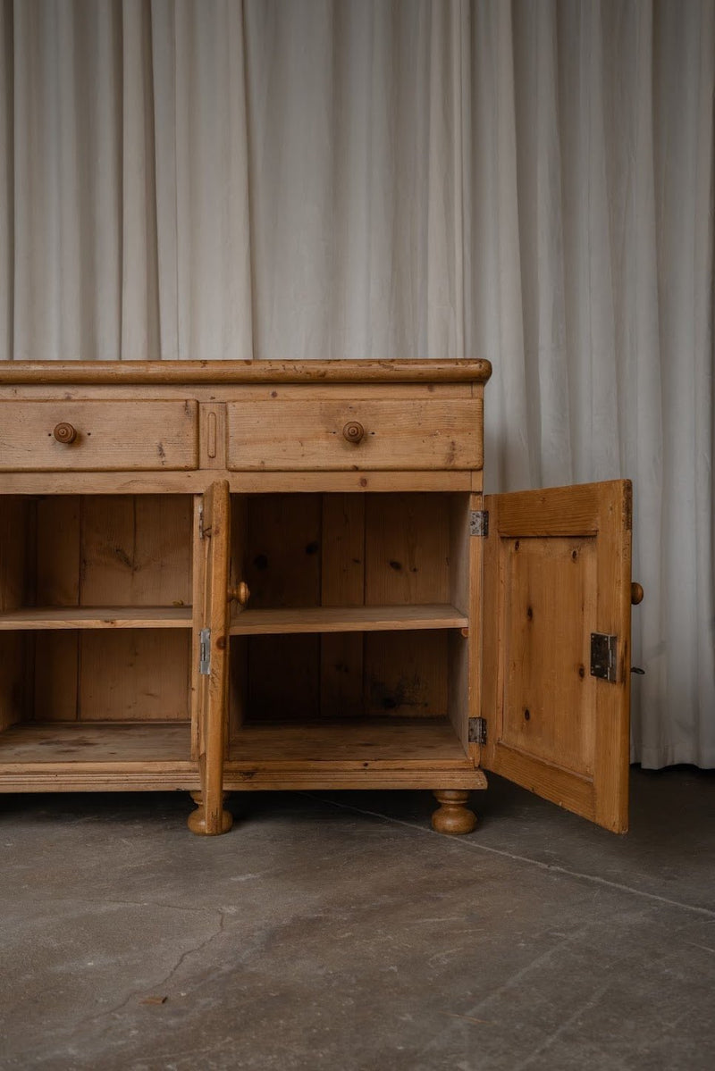 Antique Three-Drawer Three Door Sideboard - IDYLL MANOR
