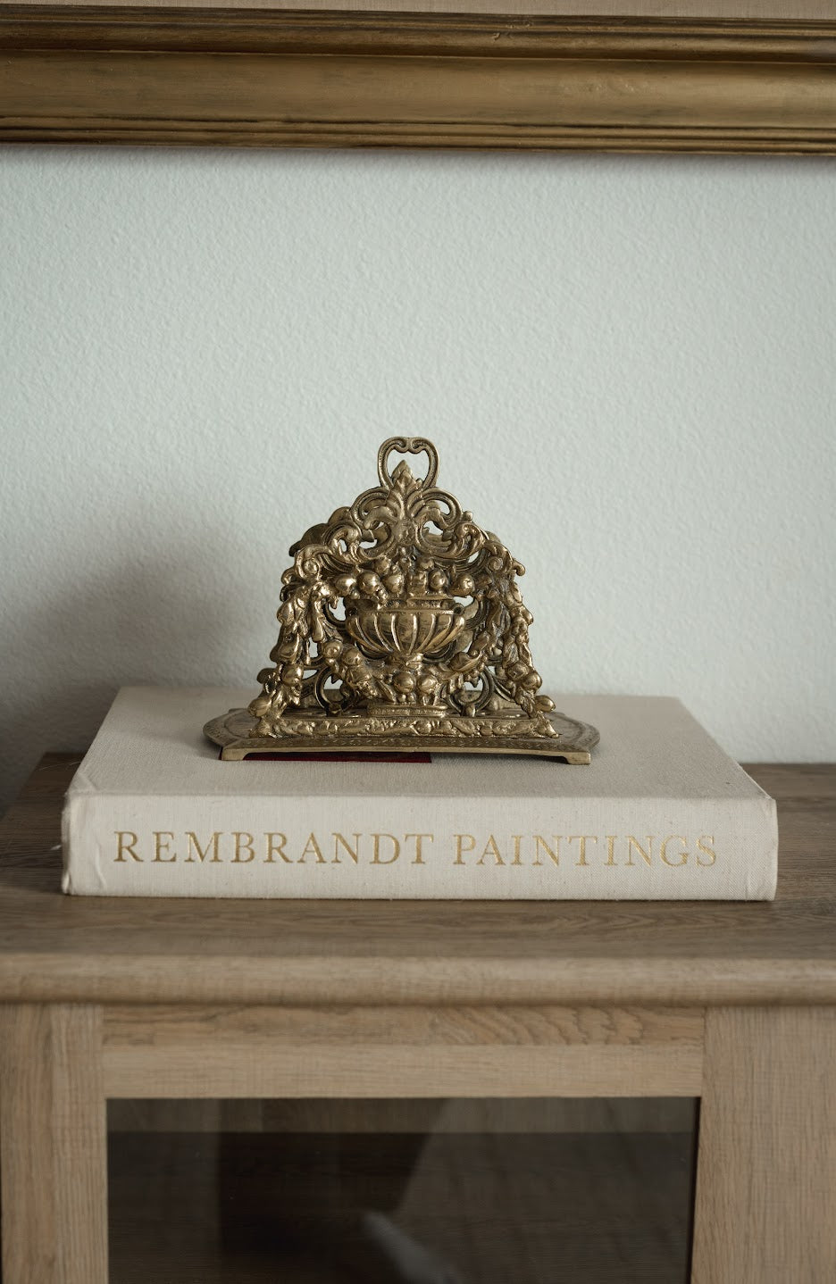 Victorian Gilt Bronze Letter Keep