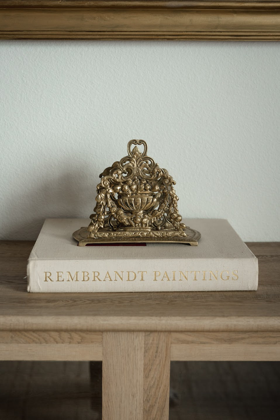 Victorian Gilt Bronze Letter Keep