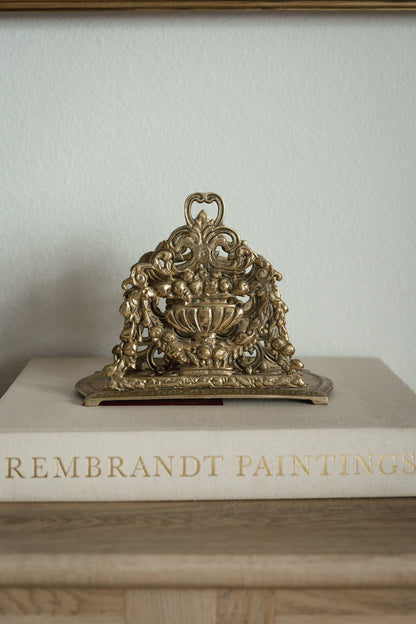 Victorian Gilt Bronze Letter Keep