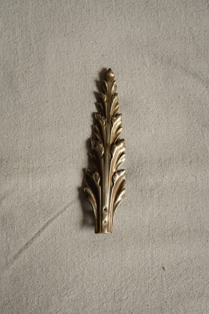 Brass Leaf Wall Ornament