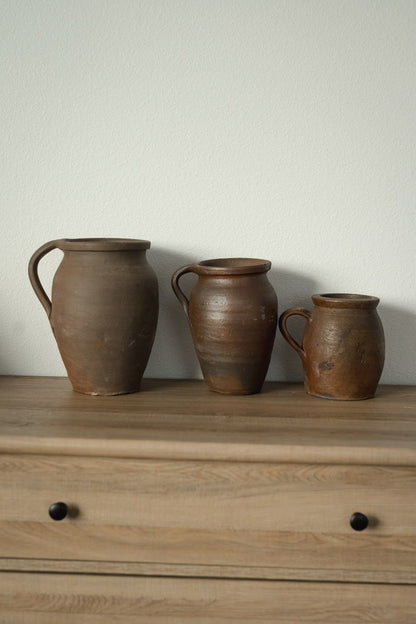 French Brown Jugs