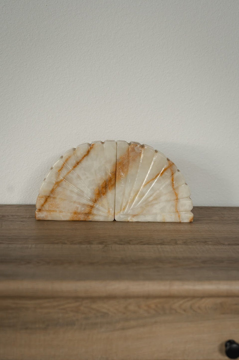 Italian Onyx Book Ends - IDYLL MANOR