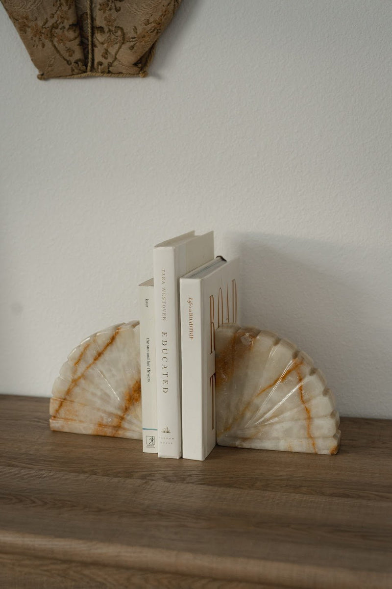 Italian Onyx Book Ends - IDYLL MANOR