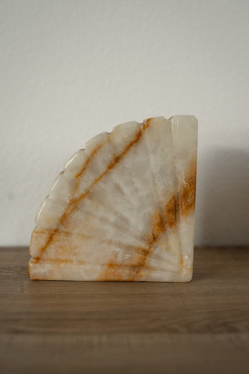 Italian Onyx Book Ends - IDYLL MANOR