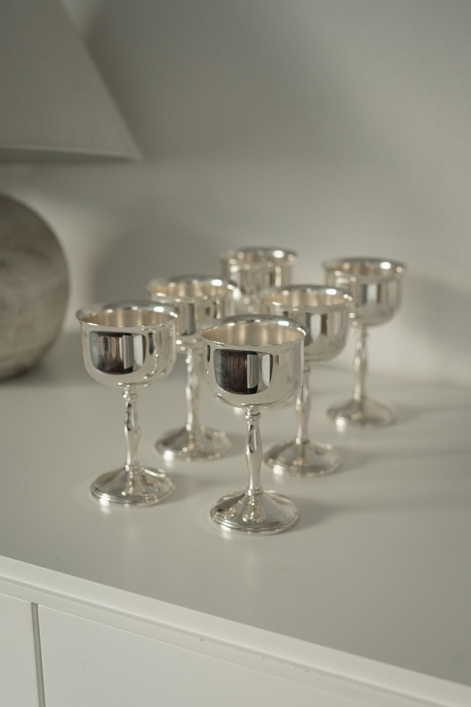 Silver Goblets | Set of 6