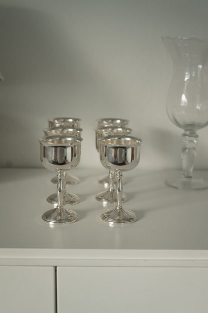 Silver Goblets | Set of 6