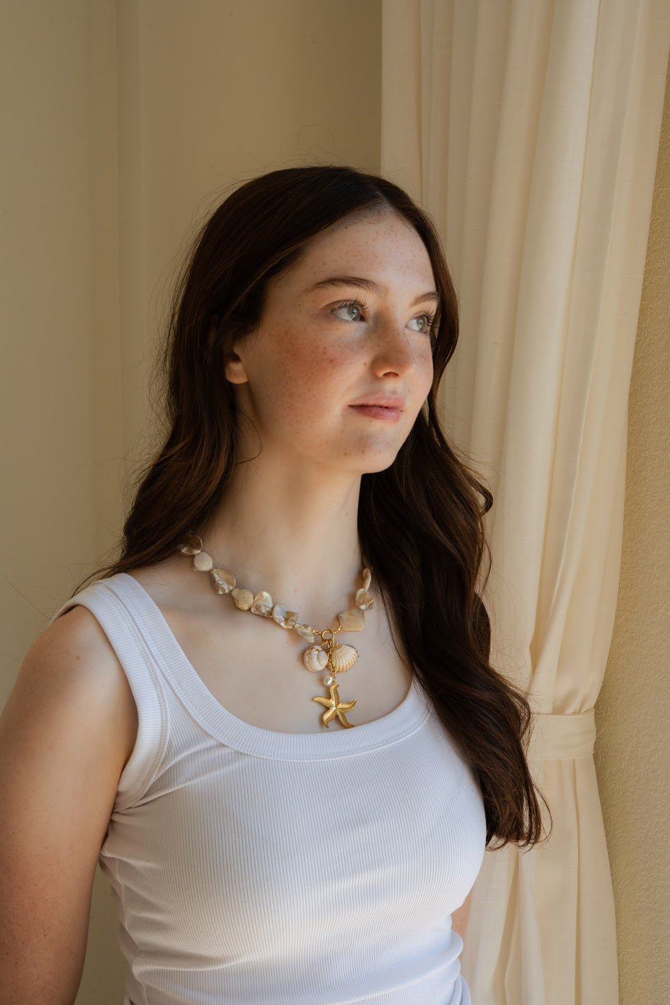 Seaside Shell Necklace | Statement Necklace - IDYLL MANOR