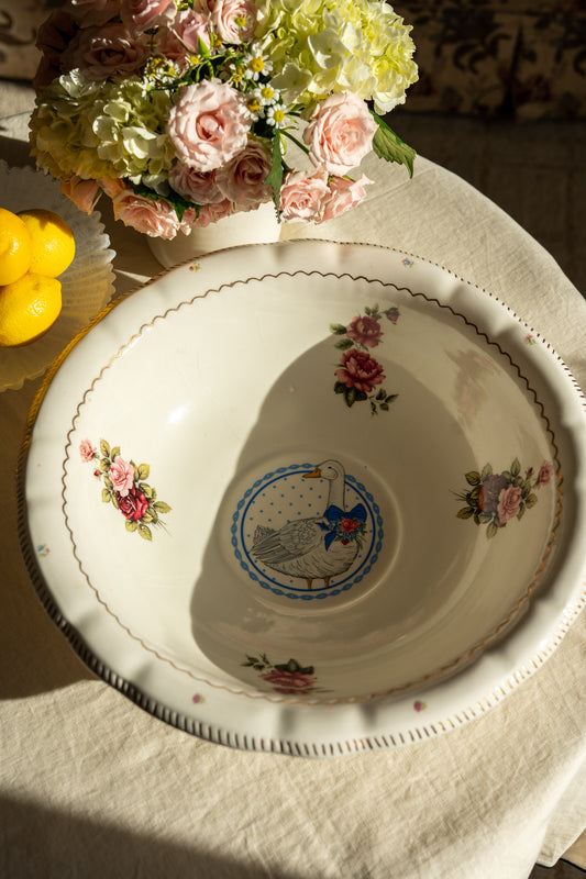 Pedestal Bowl | Mother Goose