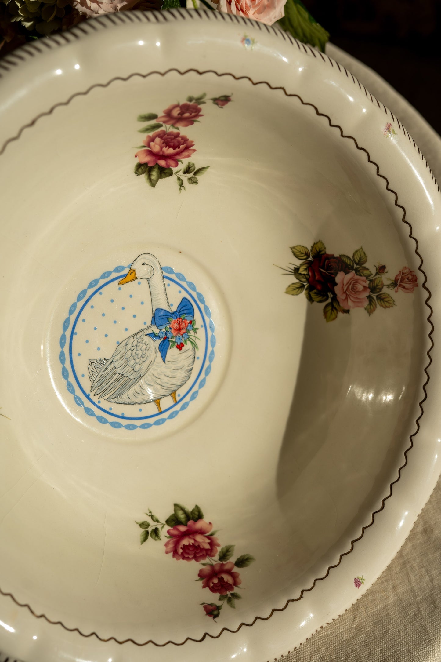 Pedestal Bowl | Mother Goose