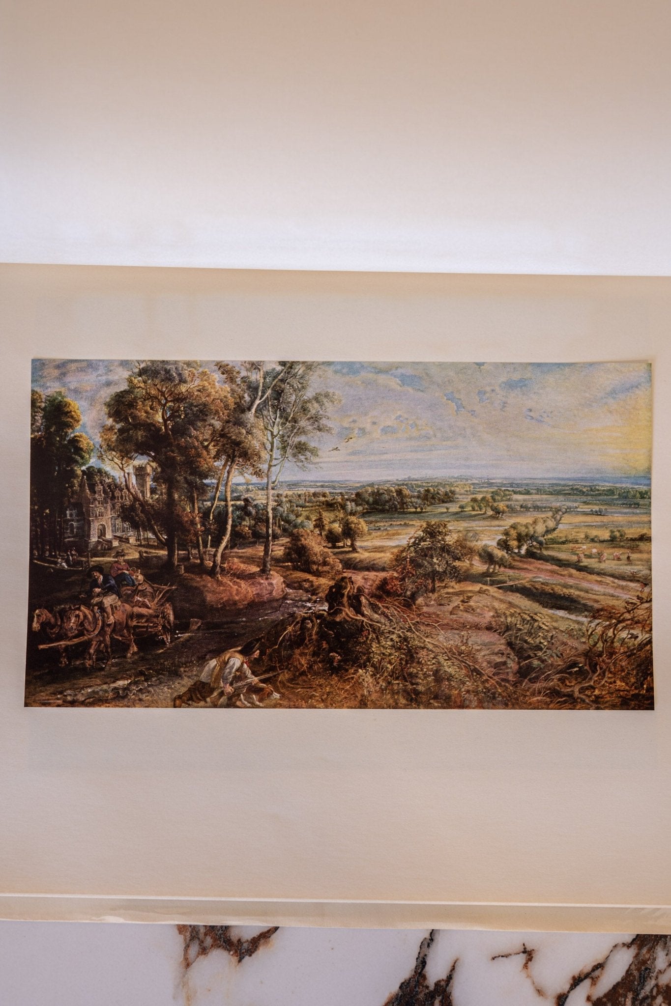 Large Vintage Art Print Coffee Table Book | Great Landscapes - IDYLL MANOR