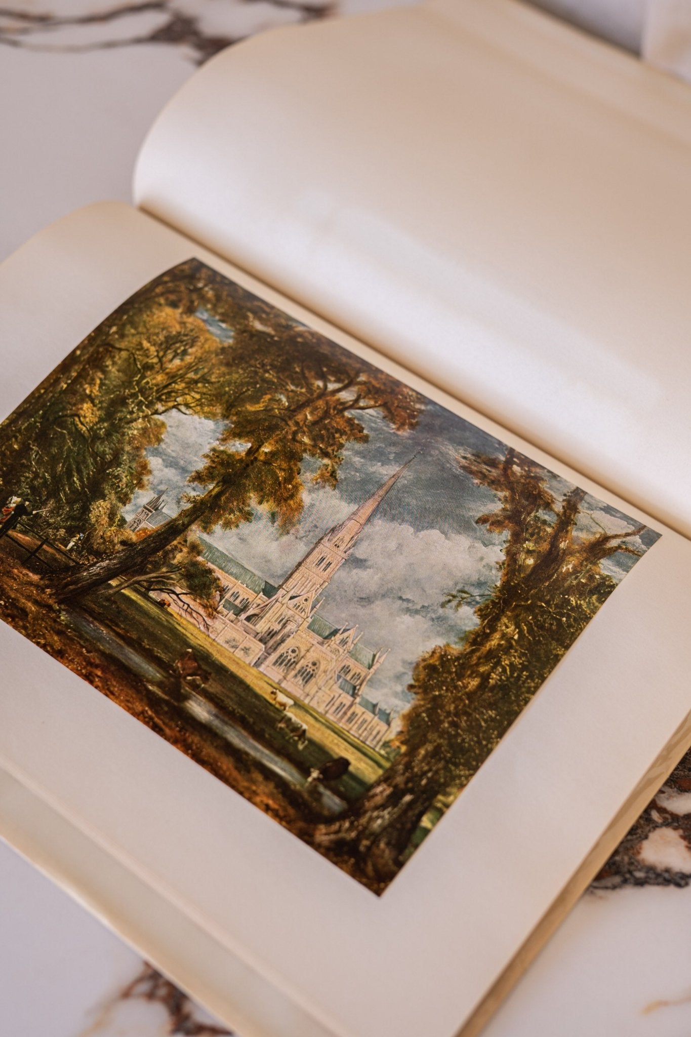 Large Vintage Art Print Coffee Table Book | Great Landscapes - IDYLL MANOR