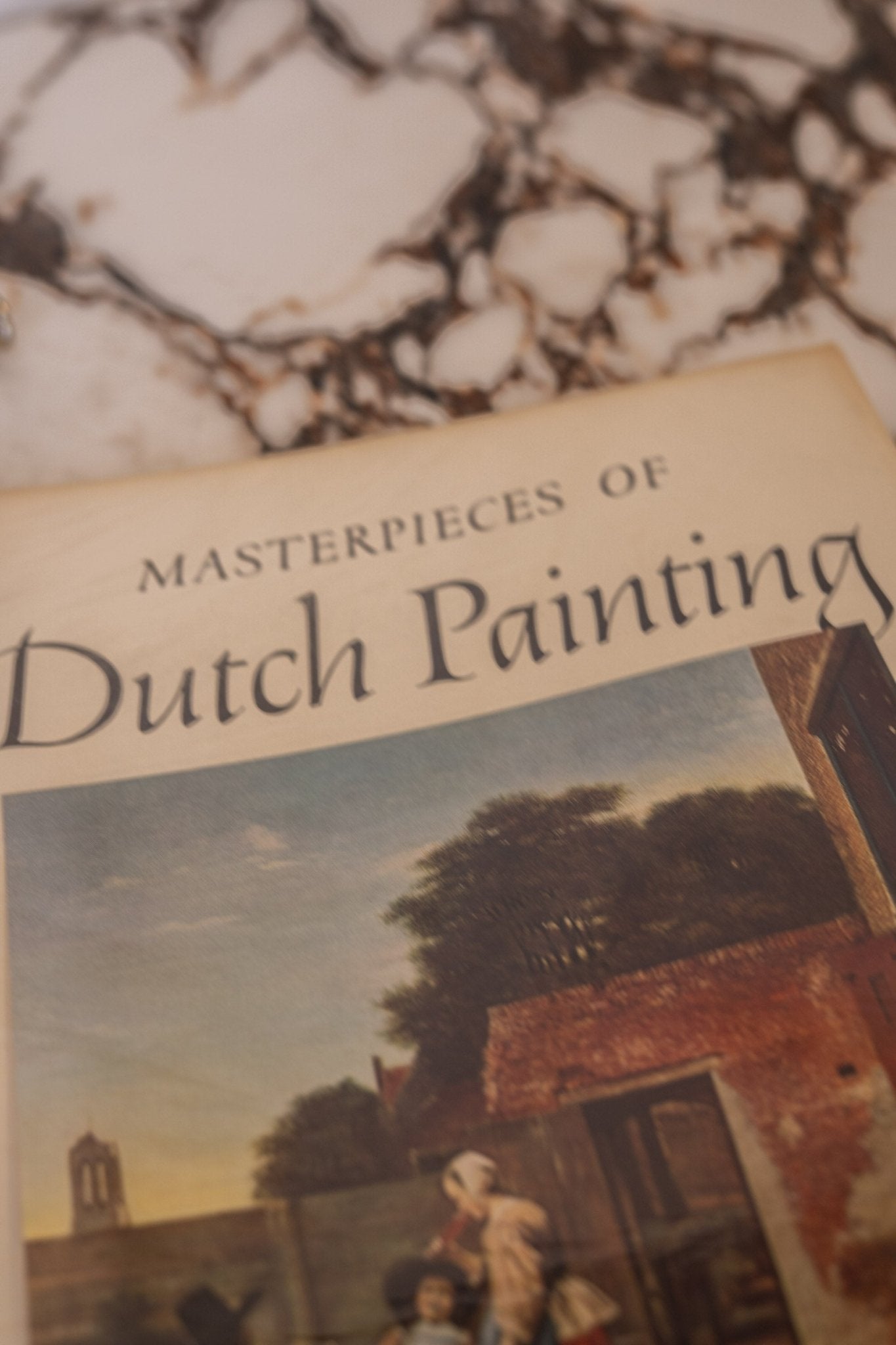 Large Vintage Art Print Coffee Table Book | Dutch Painting - IDYLL MANOR