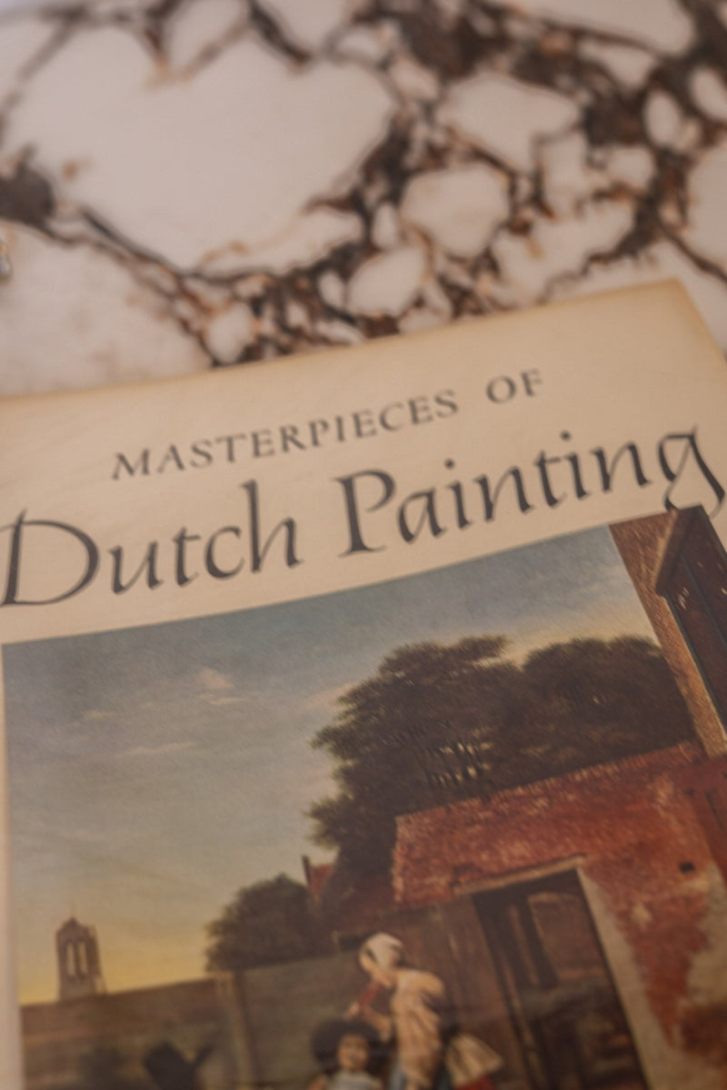 Large Vintage Art Print Coffee Table Book | Dutch Painting - IDYLL MANOR