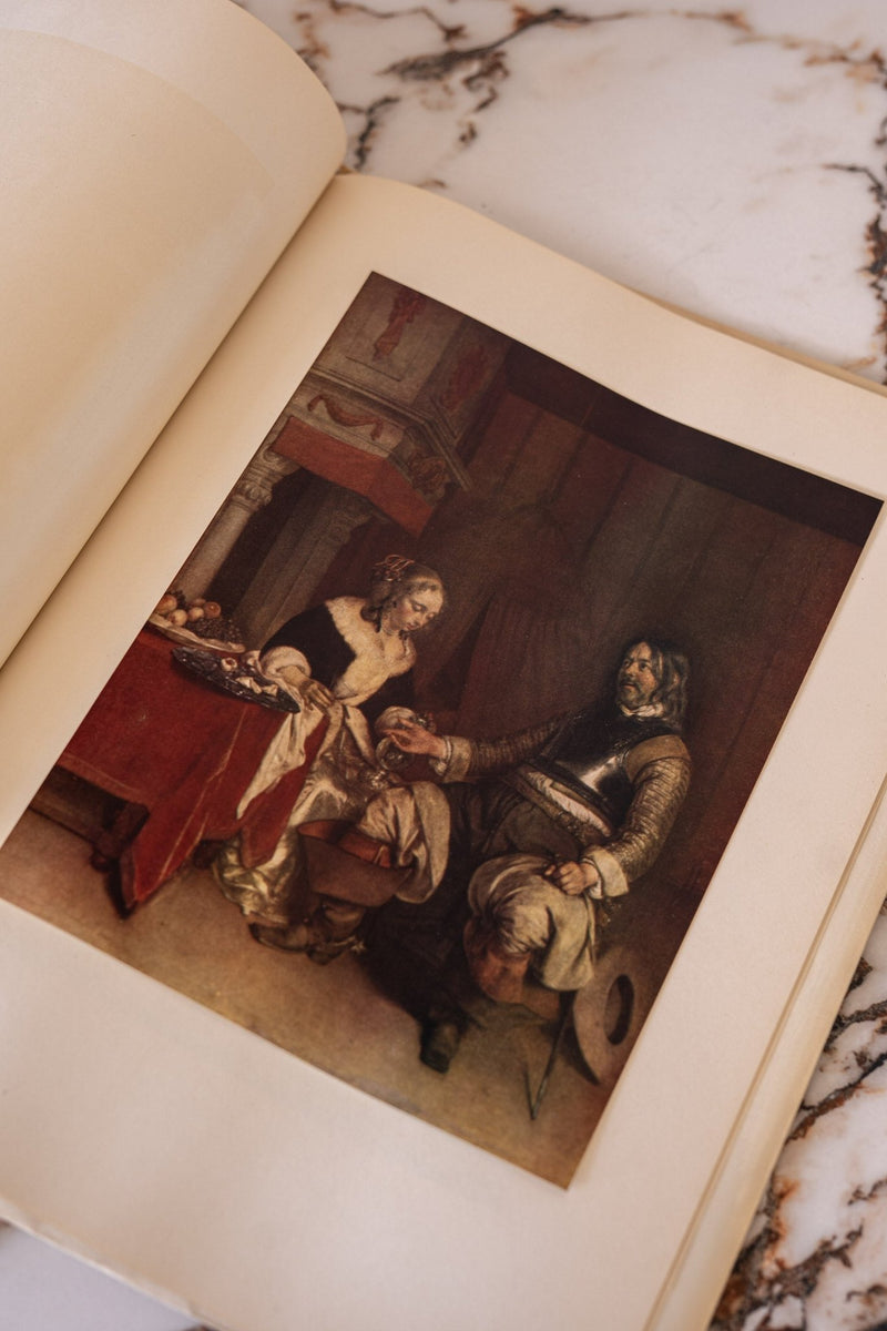 Large Vintage Art Print Coffee Table Book | Dutch Painting - IDYLL MANOR