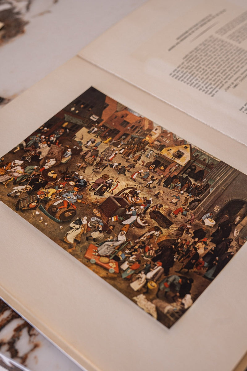 Large Vintage Art Print Coffee Table Book | Bruegel - IDYLL MANOR