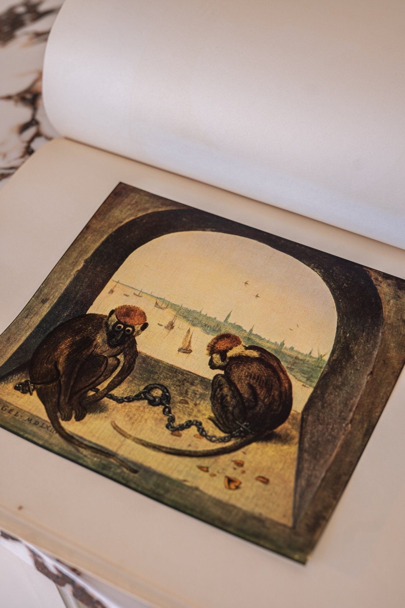 Large Vintage Art Print Coffee Table Book | Bruegel - IDYLL MANOR