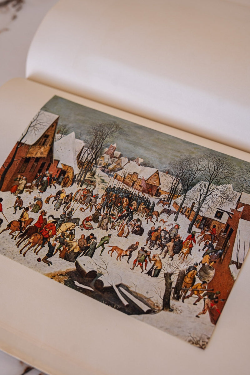 Large Vintage Art Print Coffee Table Book | Bruegel - IDYLL MANOR