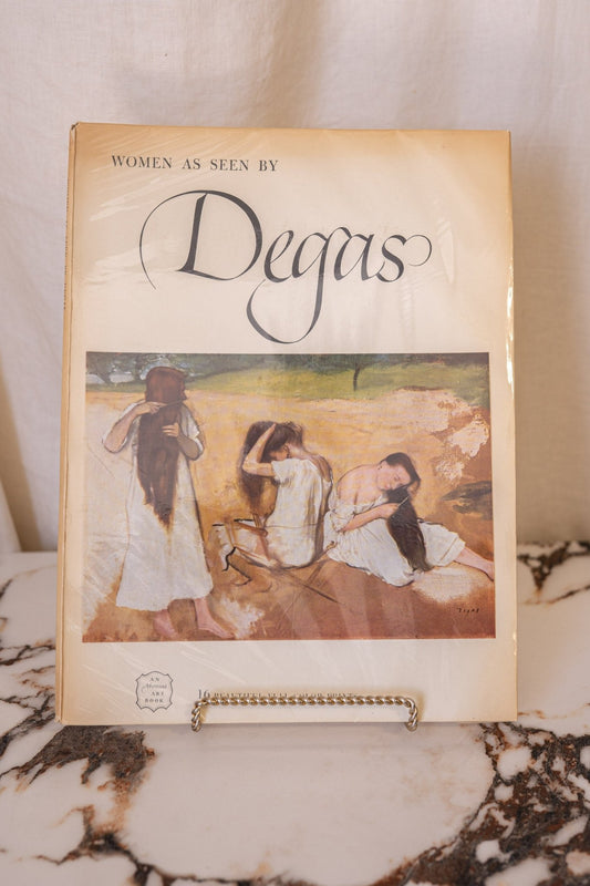 Large Vintage Art Print Coffee Table Book | Women As Seen By Degas - IDYLL MANOR