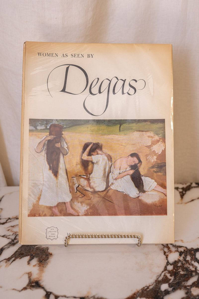 Large Vintage Art Print Coffee Table Book | Women As Seen By Degas - IDYLL MANOR