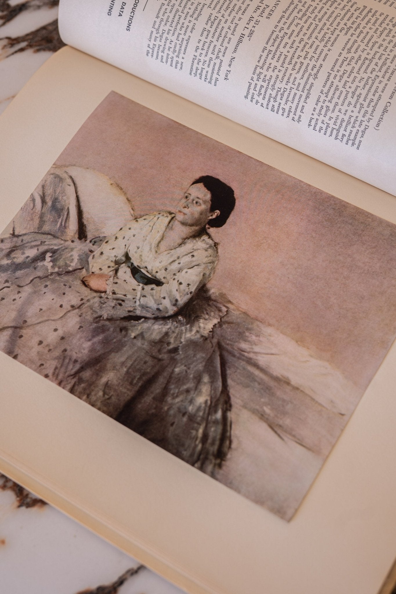 Large Vintage Art Print Coffee Table Book | Women As Seen By Degas - IDYLL MANOR