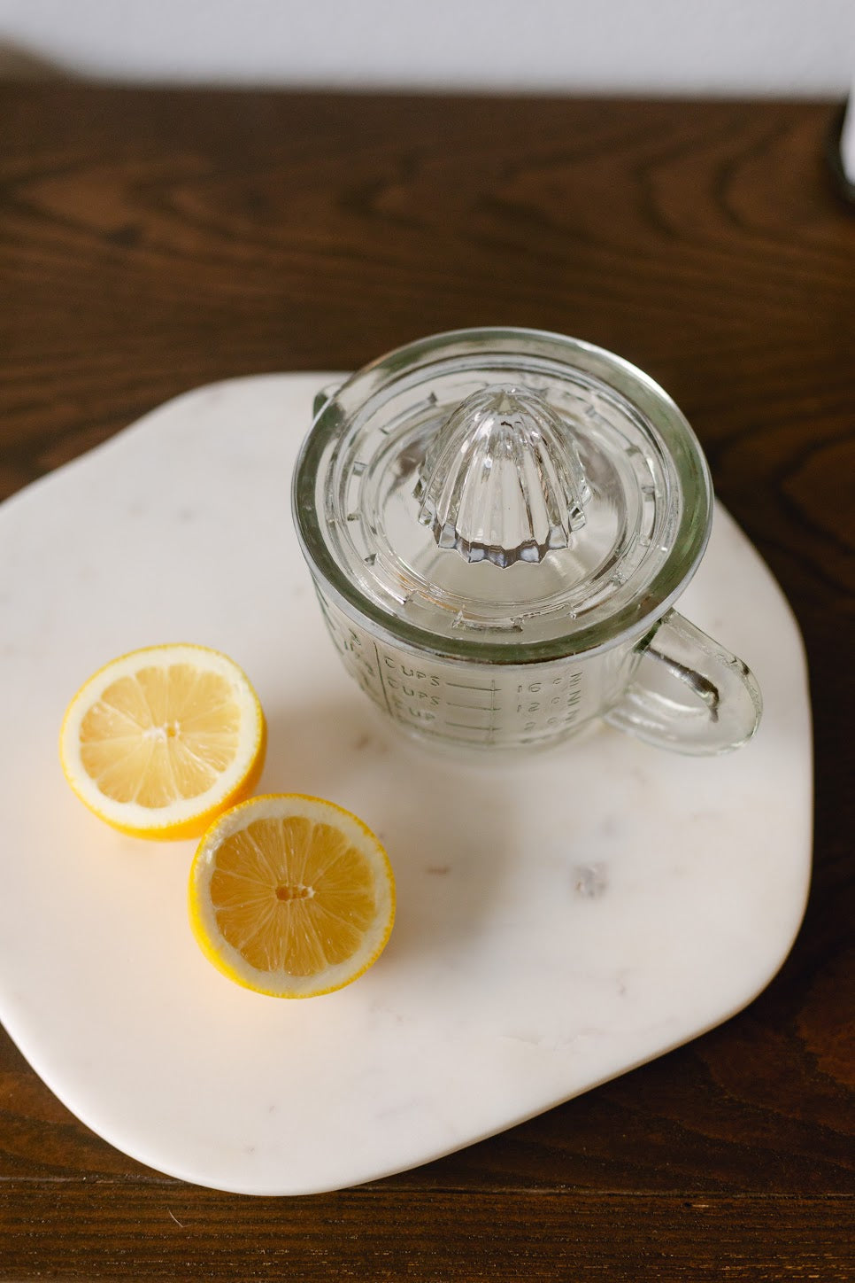 Glass Measuring Jug and Citrus Juicer