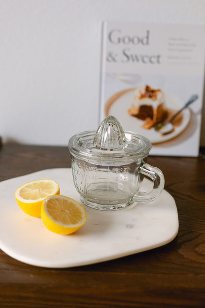 Glass Measuring Jug and Citrus Juicer