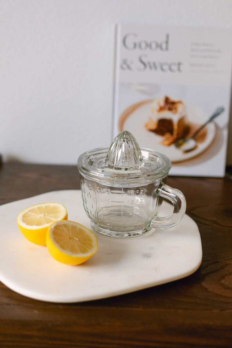 Glass Measuring Jug and Citrus Juicer - IDYLL MANOR