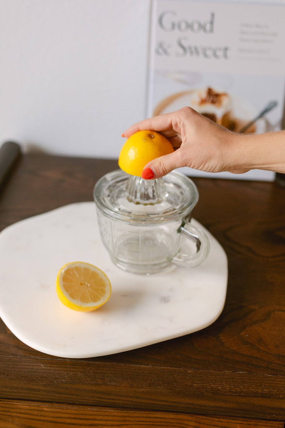 Glass Measuring Jug and Citrus Juicer