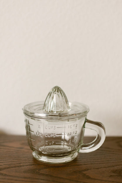 Glass Measuring Jug and Citrus Juicer